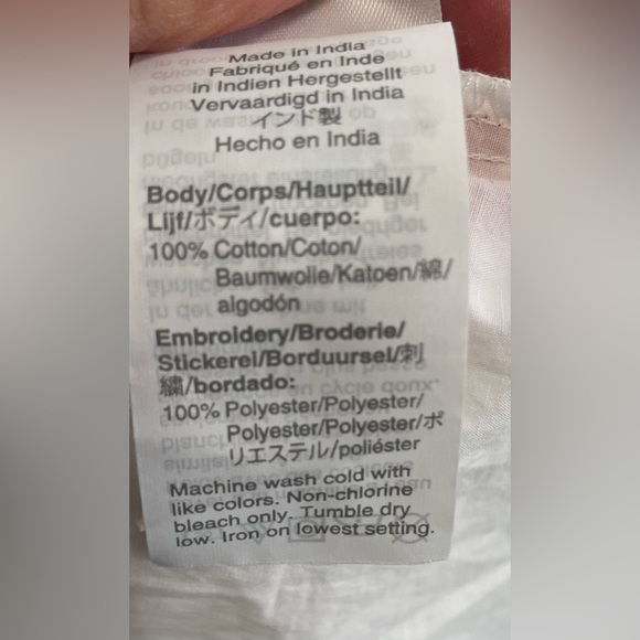 J Crew Cotton Poplin Slim Shirt With Red Knot Embroidery - Picture 8 of 9